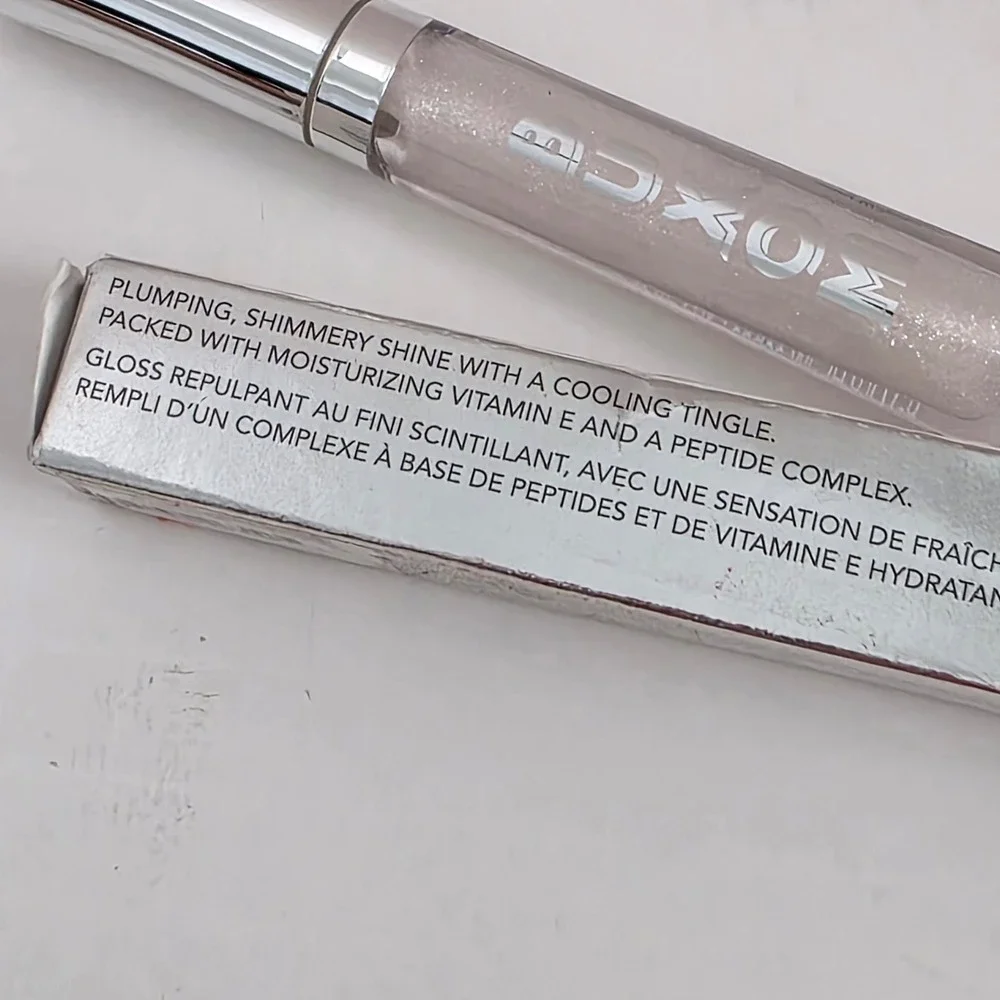New Buxom Full-On Plumping Lip Polish Gloss Dominique Shimmer 0.15 fl oz NIB